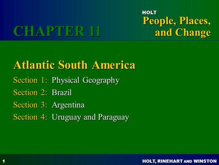 Atlantic South America