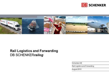 Rail Logistics and Forwarding DB SCHENKERrailog