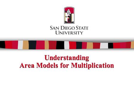 Understanding Area Models for Multiplication. Making Sense of Multiplication Using any of the tools available at your table: Model 3 x 4.