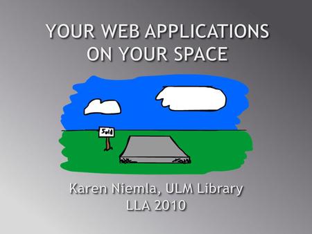 LAST TIME ON LLA CONFERENCE… “Web 1.0: I'm not dead yet” a) HTML pages, CSS b) the idea of using a centralized website website c) Spoiler: The title.