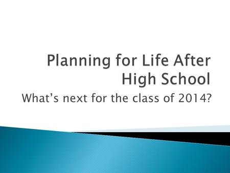 What’s next for the class of 2014?. Counselors Paula WilsonA B C E F G Kerri Severson StoverH I J L M N Kim ElderO-V Melissa Good-MitzelD K W X Y Z Others.