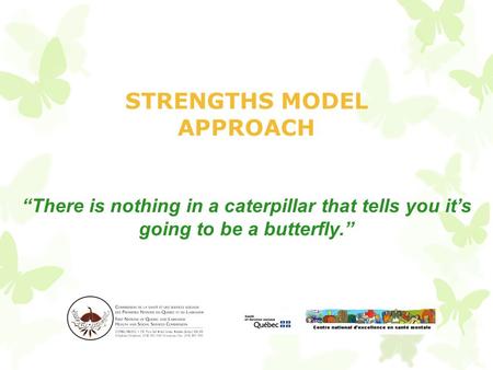 STRENGTHS MODEL APPROACH