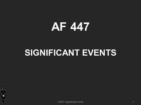 AF447-significant-events1 AF 447 SIGNIFICANT EVENTS.