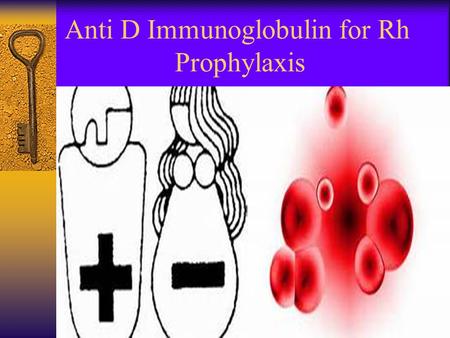 Anti D Immunoglobulin for Rh Prophylaxis