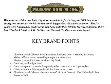 When owners John and Lane Giguiere started their first winery in 1983 they were young and enthusiastic with dreams much bigger than their bank account.