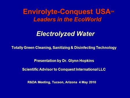 Envirolyte-Conquest USA™