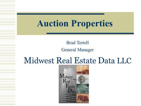 Midwest Real Estate Data LLC