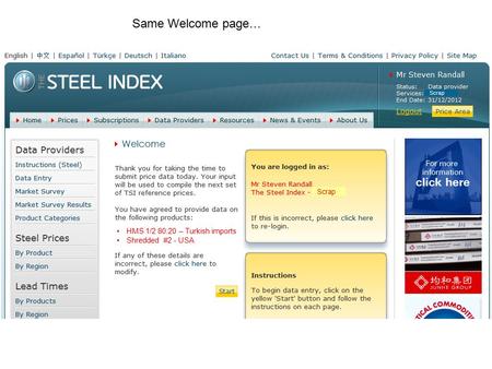 HMS 1/2 80:20 – Turkish imports Shredded #2 - USA Scrap Same Welcome page…