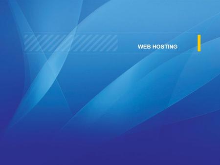 WEB HOSTING. WHAT IS WEB HOSTING? A web host is a company with several computers that are connected to the internet at all times. The computers they have.