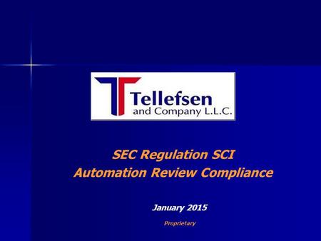 SEC Regulation SCI Automation Review Compliance