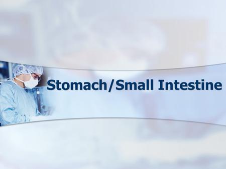 Stomach/Small Intestine. Kaposi’s sarcoma Kaposi’s sarcoma.