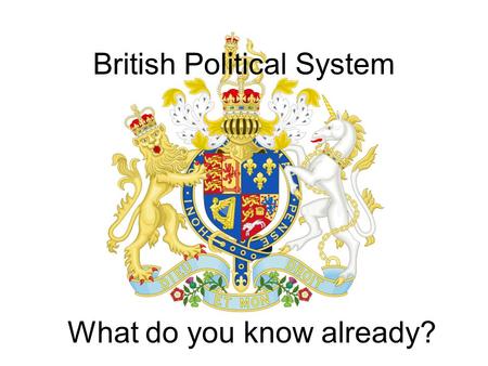 British Political System