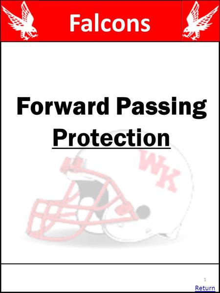 Forward Passing Protection Return 1 Falcons. 2 S PEPE QGQG PTPT PGPG QEQE Slide Protection Syracuse & Ohio NT M RW $ C CF E PGQTPTQG C QTQT HBHB FBFB.