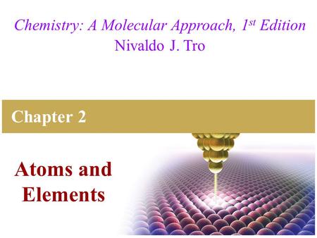 Chemistry: A Molecular Approach, 1st Edition