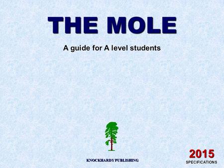 A guide for A level students KNOCKHARDY PUBLISHING