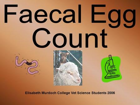 Elisabeth Murdoch College Vet Science Students 2006.