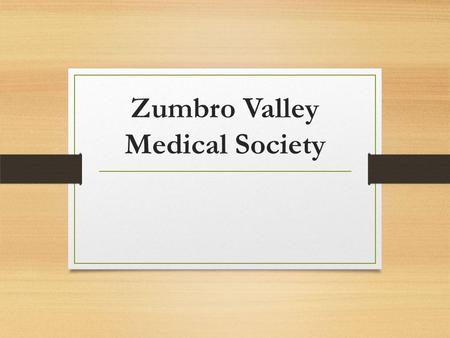 Zumbro Valley Medical Society. How Did Medical Societies Start? Medical guilds were ancestors of today’s professional associations which set standards.