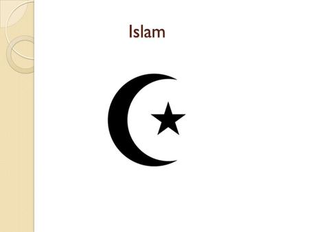 Islam. Islam today: The word Islam means 'submission to the will of God'. Islam is the second largest religion in the world with over 1 billion followers.