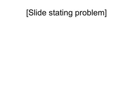 [Slide stating problem]. Appropriateness – misusing DC to describe people or places Possible solution –Evaluate appropriateness element-by-element.