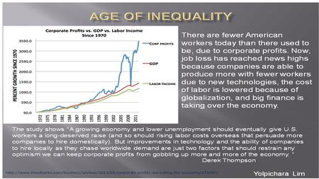 Income Inequality The poor just keep getting poorer and the rich just keep getting richer, it’s a vicious cycle. “The man of great wealth owes a peculiar.