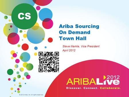 Ariba Sourcing On Demand Town Hall