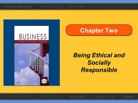 Being Ethical and Socially Responsible