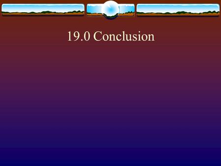 19.0 Conclusion. 19.1.1 Debate over intervention vs. non-intervention goes back two hundred years Jean-Baptiste Say (1803) – market system can and does.