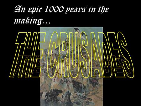 An epic 1000 years in the making… A fter the death of Muhammad in 632 A.D., Muslims were united under a new Caliph, Abu Bakr. Bakr was a powerful ruler,