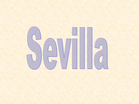 Sevilla is in the south of Spain Sevilla is famous for two buildings in particular: its cathedral and its Moorish alcázar. Below is the cathedral.