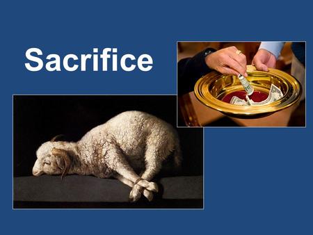 Sacrifice.