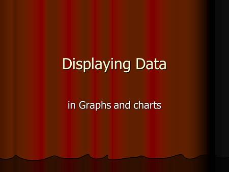 Displaying Data in Graphs and charts. Challenger Disaster.