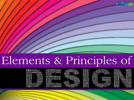 Objectives To identify elements and principles of design.