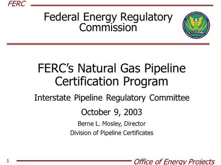 Federal Energy Regulatory Commission