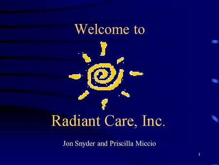 1 Welcome to Jon Snyder and Priscilla Miccio. 2 Purchase Orders The Purchasing Department receives the orders from either the HR department or Marketing.