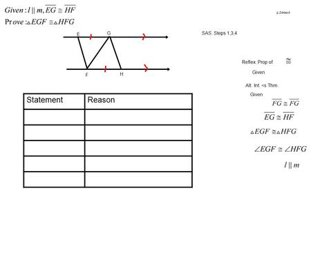 StatementReason E G H F Given Alt. Int. 