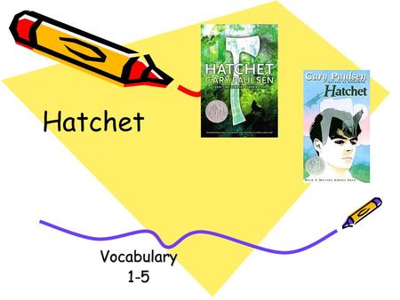 Vocabulary1-5 Hatchet Words to Know drone 2 lashed 7 grimacing 10 intervals 24 visualize 24 abating 38 frantic 47 audible 10 rigid 11 massive 12 turbulence.