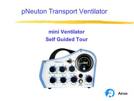 pNeuton Transport Ventilator