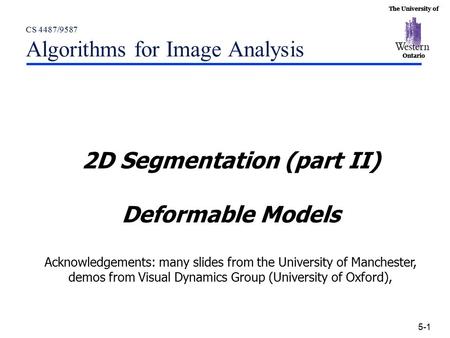 CS 4487/9587 Algorithms for Image Analysis