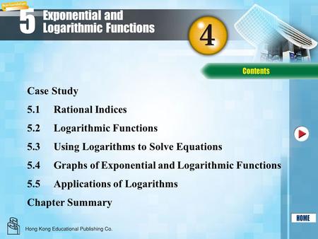 Exponential and Logarithmic Functions