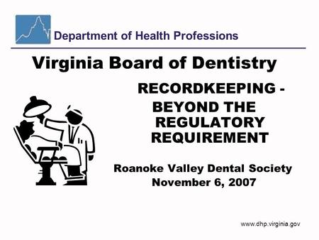 Virginia Board of Dentistry