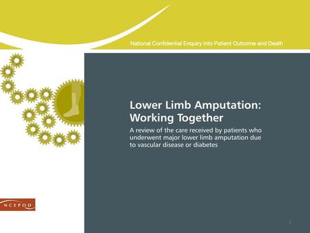 1. Introduction 2 Peripheral arterial disease – Affects 20% adults in Europe and North America – In the UK 500-1000/million PAD, 1-2% require amputation.