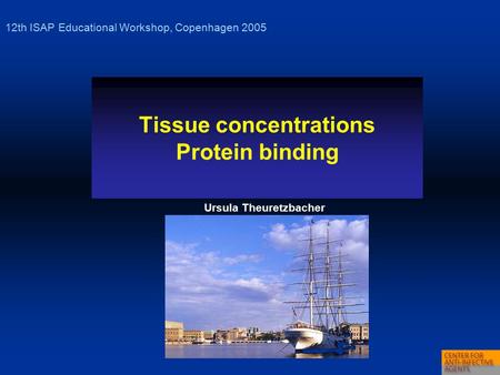 Tissue concentrations Protein binding