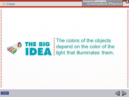 Color is in the eye of the beholder and is provoked by the frequencies of light emitted or reflected by things. We see red in a rose when light of certain.