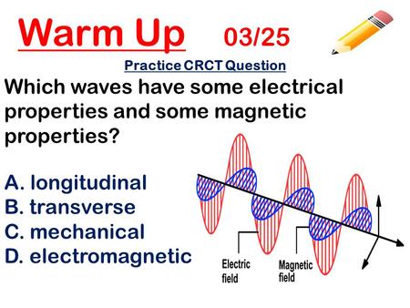 Practice CRCT Question