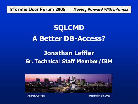 SQLCMD A Better DB-Access?