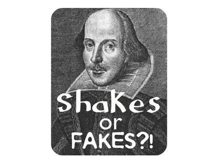 Shakespeare = Blue Other person = Red SHAKESPEARE! ‘Better a witty fool than a foolish wit’