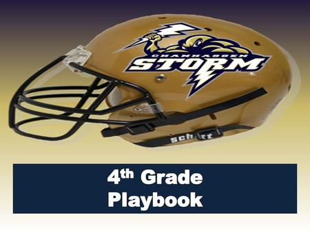 4th Grade Playbook.