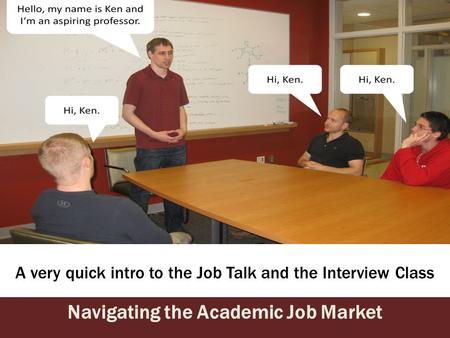 Navigating the Academic Job Market