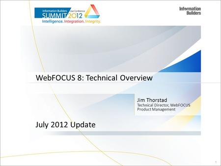 WebFOCUS 8: Technical Overview