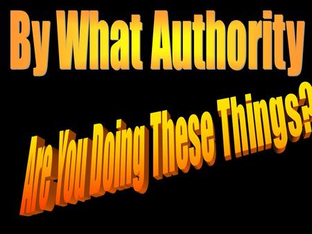 When Bible authority is taught, some may argue, “there are many things you do that aren’t in the Bible” Church building, song books, communion trays,